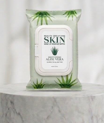 Lingettes démaquillantes aloe vera