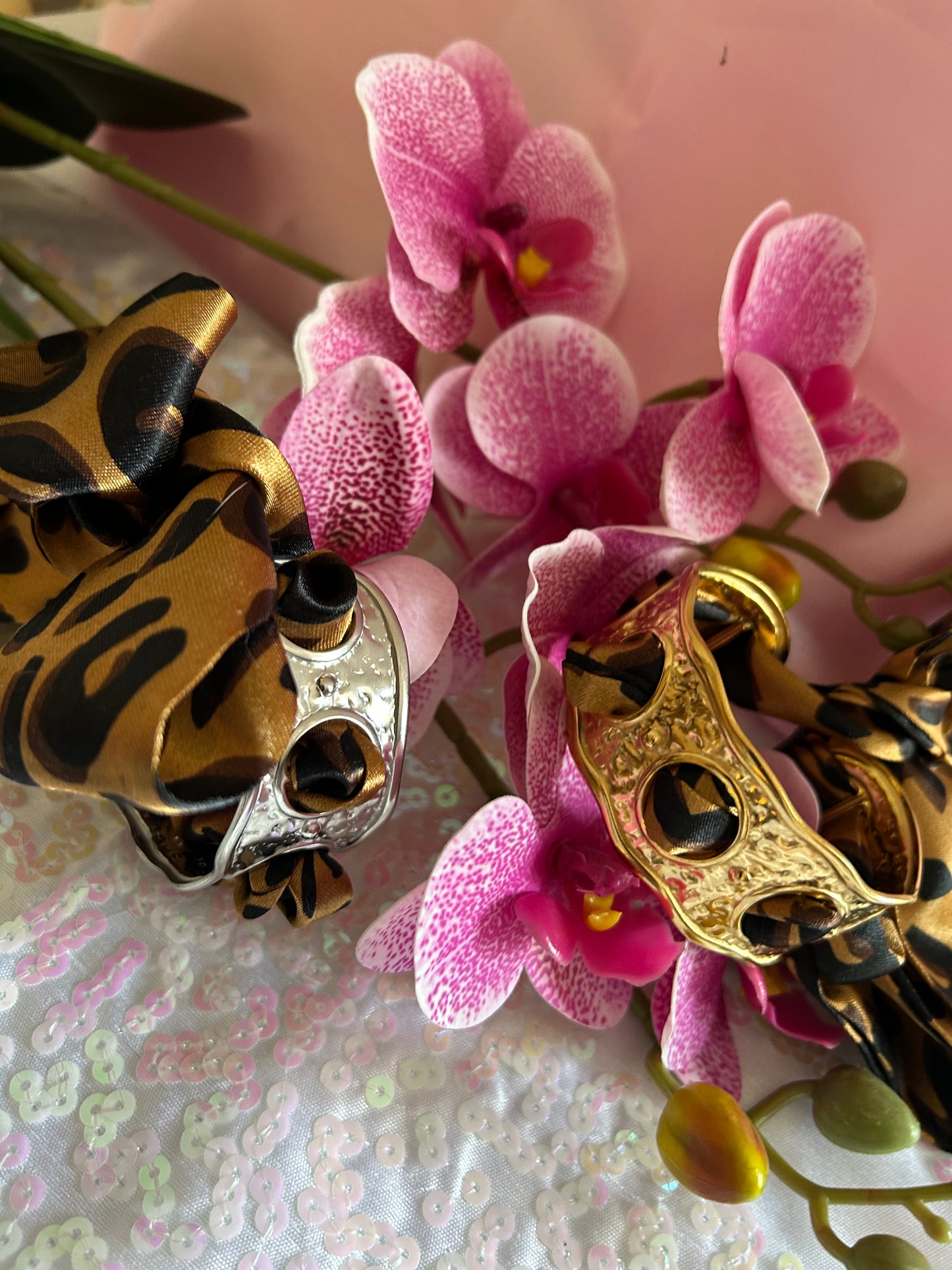 Jonc léopard foulard