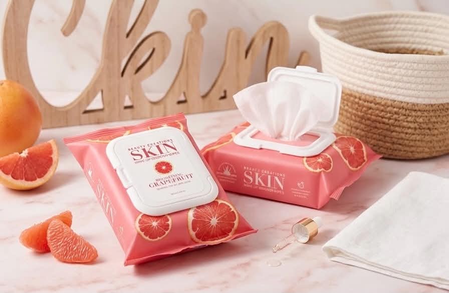 Lingettes démaquillantes pamplemousse