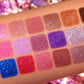 Palette fard pour les yeux rose violet