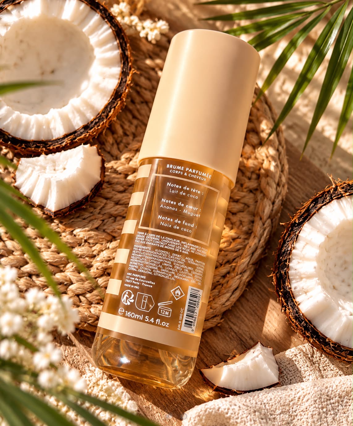 Brume, corps et cheveux coco cream