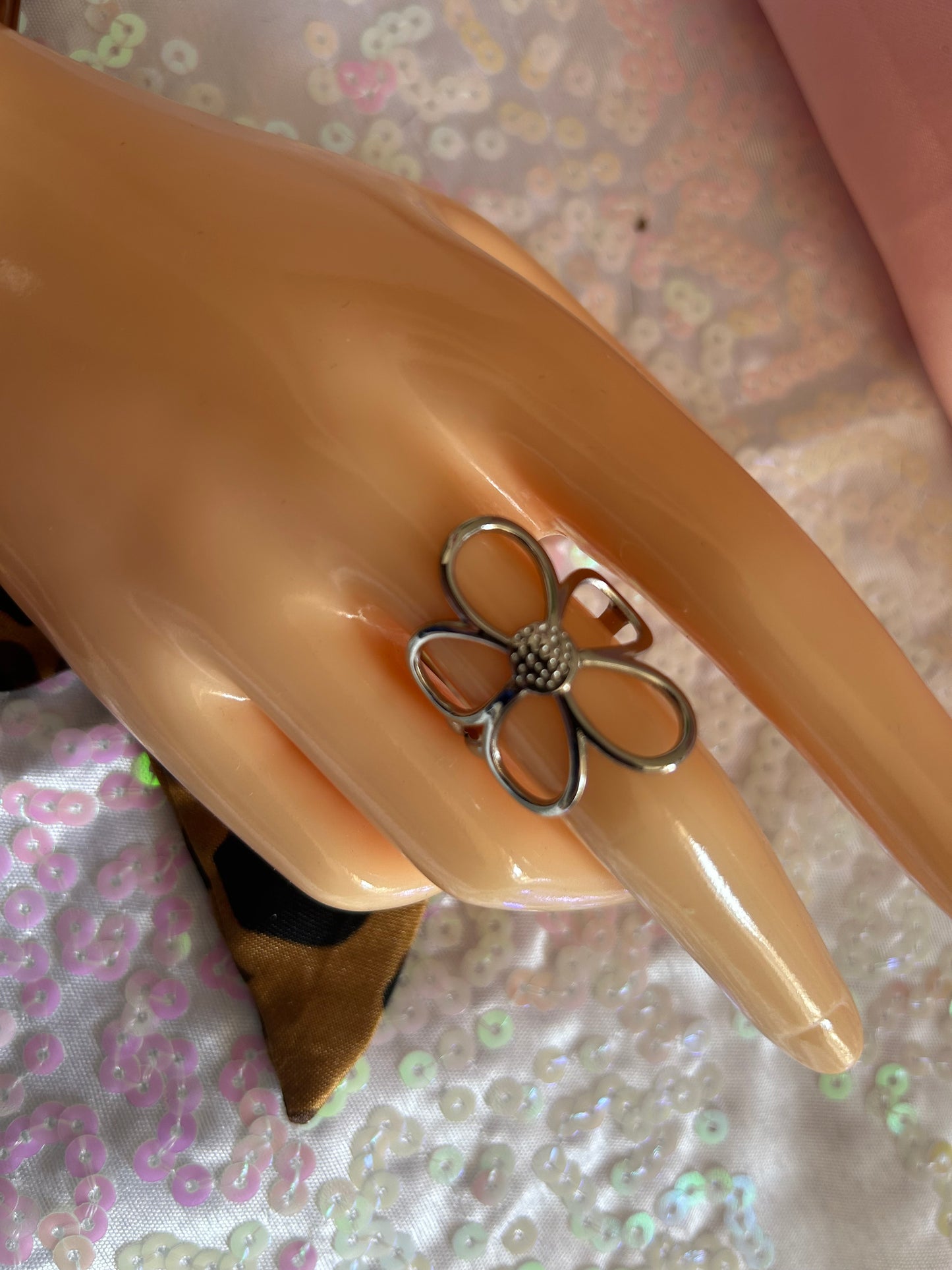 Bague ella argenté