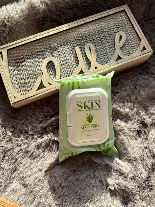 Lingettes démaquillantes aloe vera
