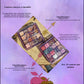 Palette fard pour les yeux rose violet