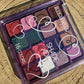 Palette fard pour les yeux rose violet